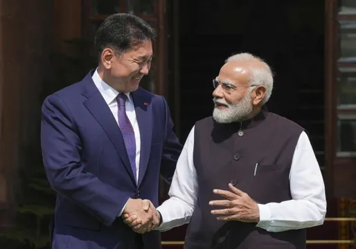 PM Narendra Modi & President of Mongolia Khurelsukh Ukhnaa hold delegation talks in New Delhi