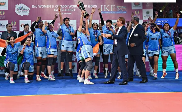 India Beat Chinese Taipei 35-28 To Win Their Second Consecutive Women’s Kabaddi World Cup