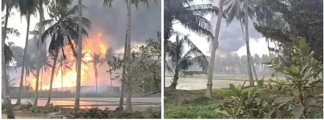 Gas Blowout During Repair Work Sparks Major Fire at Mori-5 Well in Andhra Pradesh, Villages Evacuated