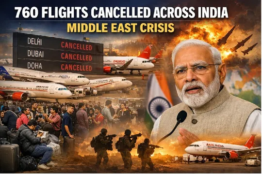 760+ Flights Cancelled in India Amid Rising Tensions