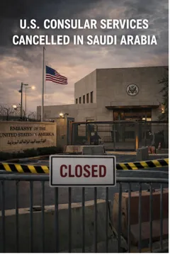 US Cancels Consular Services in Saudi Arabia Amid Security Concerns