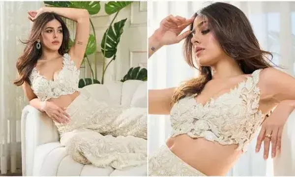 Alaya F shines in ethereal white sharara set, elevates ethnic fashion with modern glamour