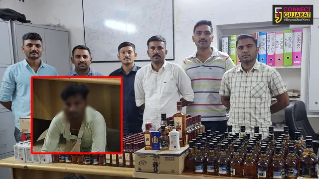 અંકલેશ્વર: એ ડિવિઝન પોલીસે તાડ ફળિયામાંથી વિદેશી દારૂના જથ્થા સાથે બુટલેગરની કરી ધરપકડ