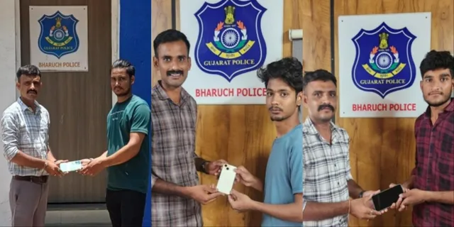 અંકલેશ્વર: પાનોલી પોલીસે ગુમ અથવા ચોરી થયેલ રૂ.1.53 લાખની કિંમતના 5 મોબાઈલ મૂળ માલિકોને પરત કર્યા