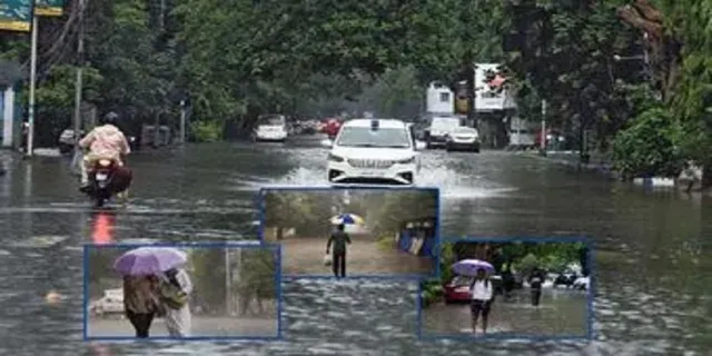 તેલંગાણામાં ભારે વરસાદ, NH-44 પર 9 કિમી લાંબો ટ્રાફિક જામ, સેંકડો ટ્રકો ફસાયા, IMD એ રેડ એલર્ટ જારી કર્યું