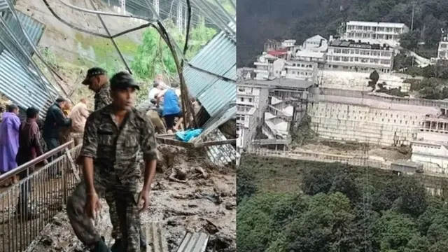 વૈષ્ણોદેવીમાં ભૂસ્ખલનના પગલે કરુણાંતિકા સર્જાય, આગ્રા પરિવારના 4 સભ્યોના મોત