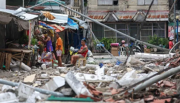 ફિલિપાઈન્સમાં 6.9 ની તીવ્રતાના જોરદાર ભૂકંપથી ભારે તબાહી, 60ના મોત