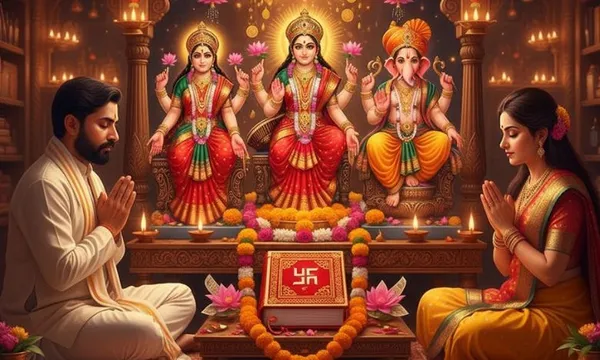 આજે દિવાળીના પાવન પર્વ નિમિત્તે જાણો ચોપડા પૂજન અને દિવાળીનું કનેક્શન!