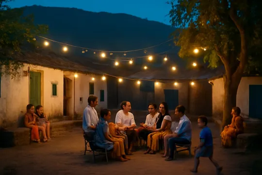 મહારાષ્ટ્રના બડગાંવ ગામની ચાર વર્ષથી અનોખી પહેલ: સાંજના સમયે મોબાઈલ-ટીવી બંધ