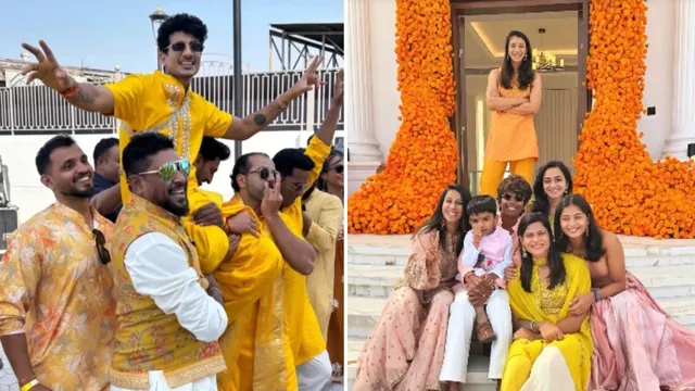 હલદીનો ઝળહળતો રંગ અને સંગીતની ધૂન વચ્ચે મંધાનાની સેરેમની ચર્ચામાં