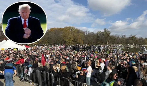 અમેરિકામાં ટ્રમ્પ સામે મોટાપાયે દેખાવ, 'ઈમ્પીચ, કન્વિક્ટ એન્ડ રિમૂવ'ની ગૂંજી ઉઠી નારેબાજી