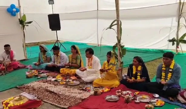 ભરૂચ: નવા તવરા ગામ સ્થિત ત્રિવિધ મંદિરના પાટોત્સવ નિમિત્તે ધાર્મિક કાર્યક્રમો યોજાયા