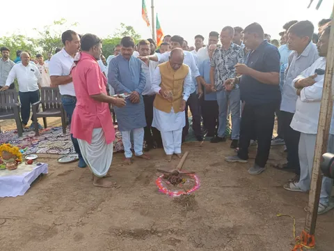 ભરૂચ: વાલિયાના 4 ગામોમાં રૂ.12 કરોડના ખર્ચે બનશે પુલ, સાંસદ મનસુખ વસાવાના હસ્તે ખાતમુહૂર્ત