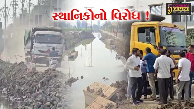 ભરૂચ: શ્રવણ ચોકડીથી ગેઇલ ટાઉનશીપ સુધીનો માર્ગ અત્યંત બિસ્માર હાલતમાં, સ્થાનિકોએ કર્યું વિરોધ પ્રદર્શન