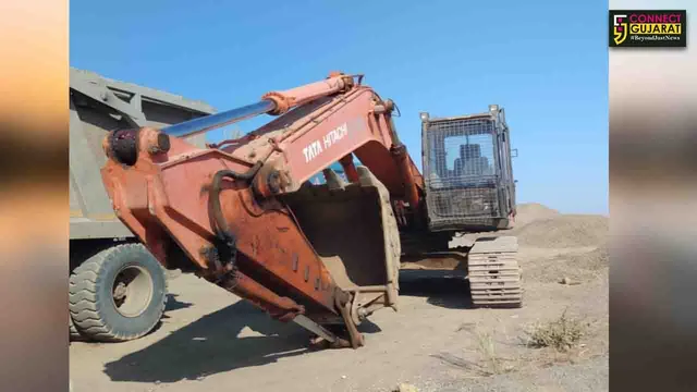 ભરૂચ: ખાણ-ખનીજ વિભાગની ટીમમે ઝઘડિયા પંથકમાં બિન અધિકૃત રીતે ખનન ઝડપી પાડ્યું, રૂ.2 કરોડનો મુદ્દામાલ જપ્ત