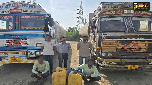 ભરૂચ: દહેજ પોલીસે કેમિકલ ચોરીનું મોટું કૌભાંડ ઝડપી પાડ્યું, રૂ.79 લાખના મુદામાલ સાથે 2 આરોપીની ધરપકડ