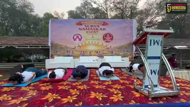 અંકલેશ્વર ONGC એસેટ ખાતે ગુજરાત યોગ બોર્ડ દ્વારા સૂર્ય નમસ્કાર પર સામૂહિક યોગ તાલીમ યોજાઈ