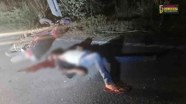 ભરૂચ : હાંસોટના ઇલાવ- બાલોતા માર્ગ પર બાઈક વીજપોલ સાથે ભટકાય, બાઈકચાલકને ગંભીર ઇજા