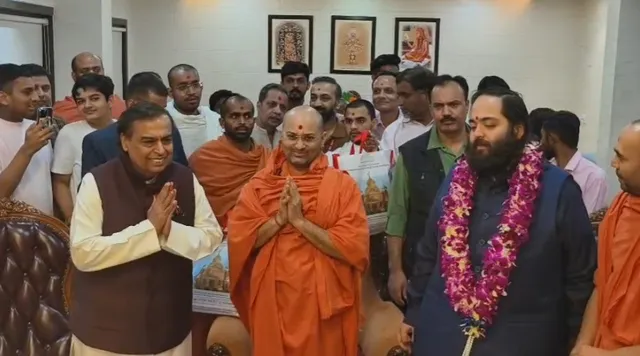 ઉદ્યોગપતિ અને રિલાયન્સના ચેરમેન મુકેશ અંબાણીએ સાળંગપુર કષ્ટભંજનદેવના દર્શન કરી ધન્યતા અનુભવી
