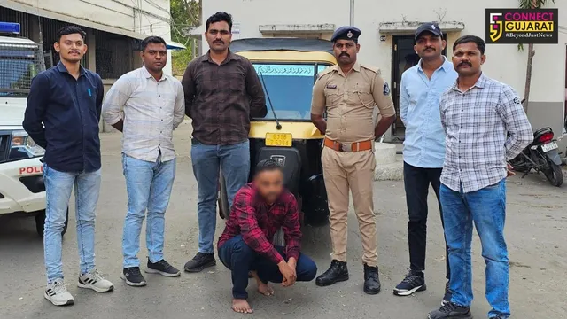 અંકલેશ્વર: રિક્ષા ચોરી કરી દુબઈ ભાગી રહેલો શખ્સ અમદાવાદ એરપોર્ટ પરથી ઝડપાયો