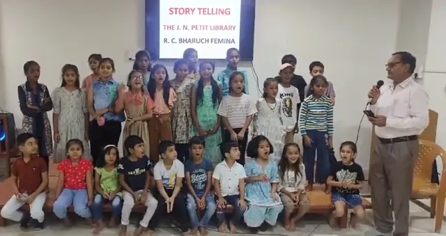 અંકલેશ્વર: જે એન પીટીટ લાયબ્રેરીમાં  પૌરાણિક વાર્તાકથન કાર્યક્રમ યોજાયો