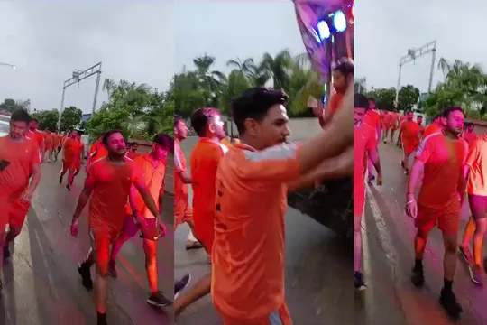 અંકલેશ્વર: ચાંણોદ ત્રિવેણી સંગમથી ગાર્ડન સીટી સુધીની ડાક કાવડયાત્રા યોજાય