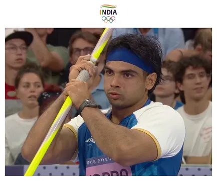 પેરિસ ઓલોમ્પિક: ભારતીય જેવલિન થ્રોઅર નીરજ ચોપરાએ જીત્યો સિલ્વર મેડલ