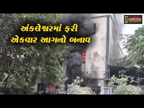 અંકલેશ્વર: GIDCની પ્રયોશા હેલ્થકેર કંપનીમાં આગ ફાટી નિકળતા દોડધામ
