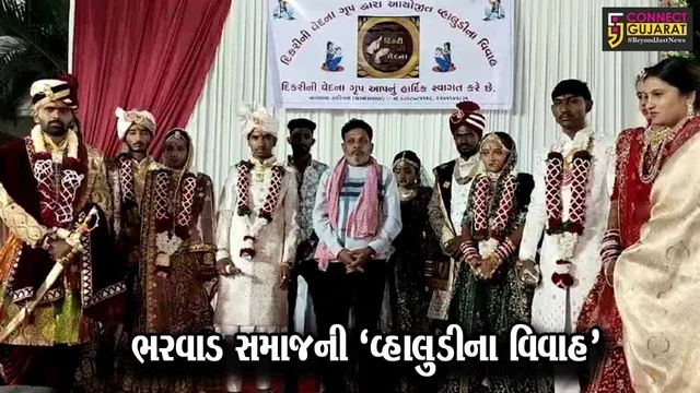'વ્હાલુડીના વિવાહ' : ભરૂચની રાજપૂત છાત્રાલય ખાતે માલધારી સમાજની 11 દીકરીઓના સમૂહ લગ્ન યોજાયા...