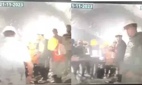 ઉત્તરકાશીની સિલ્ક્યારા ટનલમાં ફસાયેલા 41 મજૂરોની તસવીરો આવી સામે