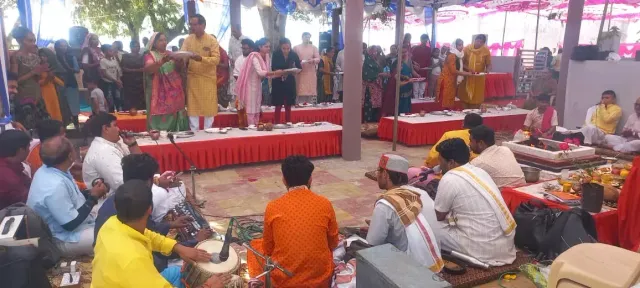 અંકલેશ્વર: માઁ નર્મદા નદીના તટ પર શ્રી નર્મદેશ્વર મહાદેવ મંદિરના છઠ્ઠા પાટોત્સવની ધર્મભીની ઉજવણી