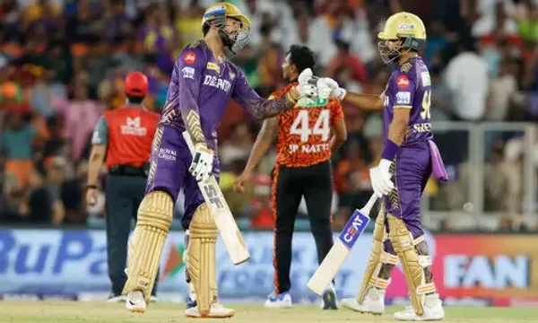 કોલકાતા નાઈટ રાઈડર્સએ ક્વોલિફાયર-1 મેચમાં સનરાઈઝર્સ હૈદરાબાદને આઠ વિકેટે હરાવી ફાઇનલમાં કર્યો પ્રવેશ