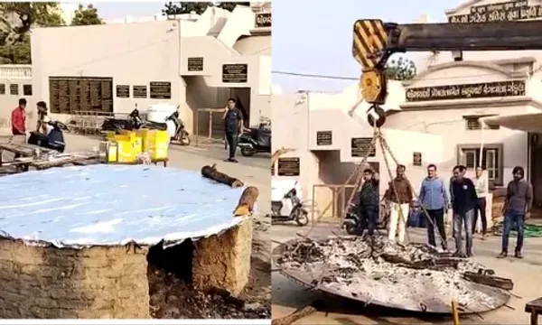 આવતીકાલે જલારામ જયંતિ નિમિતે લોહાણા મહાજન દ્વારા 10*10 ફૂટનો બાજરીનો રોટલો પ્રસાદ માટે બનાવવામાં આવ્યો