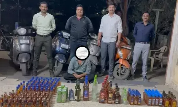 અંકલેશ્વર : નવા દીવા ગામ નજીકથી વિદેશી દારૂના જથ્થા સાથે બુટલેગરની અટકાયત, રૂ. 2.30 લાખનો મુદ્દામાલ જપ્ત