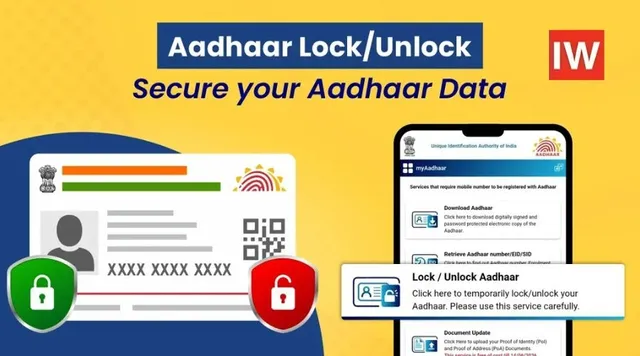 How to Lock and Unlock Aadhaar Card Online Safely