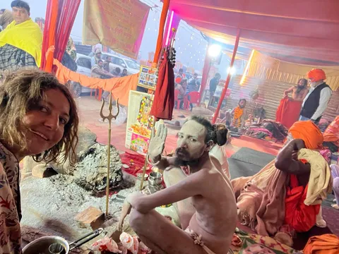 ऑपेरा क्वीन Gioconda Vessichelli की महाकुंभ मेला में तीसरी यात्रा