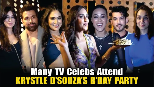 Krystle D'Souza की Birthday Party में दिखे Munawar Faruqui, Rithvik, Ekta Kapoor और Nia Sharma
