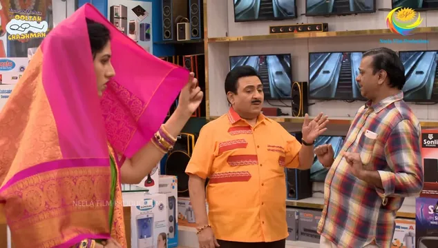 TMKOC Today Episode: जेठालाल की चतुर चाल ने गड़ा इलेक्ट्रॉनिक्स में बावरी का पर्दाफाश किया!