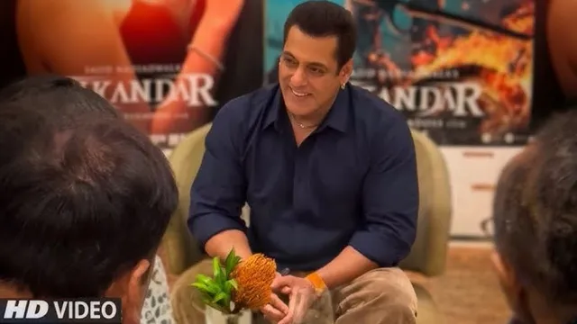 SIKANDAR PRESS MEET:  ‘Sikandar’ की प्रेस मीट पर Salman Khan ने कहा,  मैं सेल्फ मेड पर्सन नहीं हूँ, बल्कि....