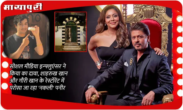 Gauri Khan Restaurant Torii: सोशल मीडिया इन्फ्लुएंसर ने किया का दावा, Shah Rukh Khan और गौरी खान के रेस्टोरेंट में परोसा जा रहा 'नकली' पनीर