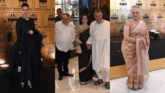 Abu Jani Sandeep Khosla के Luxury Store लॉन्च में शामिल हुई Nita Ambani, Asha Parekh और Sonali Bendre सहित अन्य सितारें