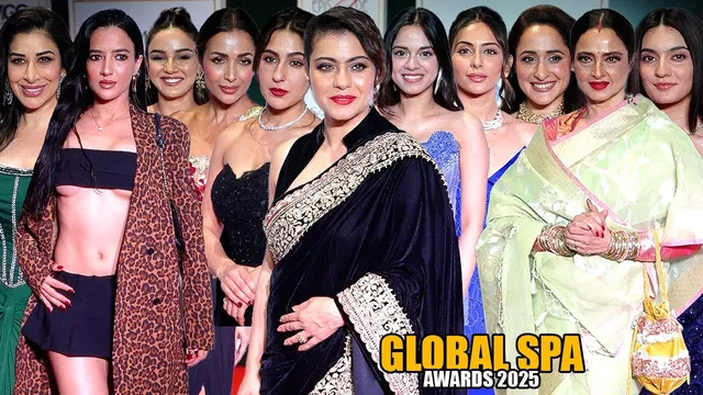 Global Spa Awards 2025 में लगा सितारों का जमावड़ा Rekha, Kajol, Malaika Arora और Rakul Preet Singh आए नज़र