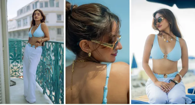 Anushka Sen Photo: अनुष्का सेन का बोल्ड अंदाज़ बना इंटरनेट सेंसेशन, ब्लू बिकिनी लुक में ढाया कहर