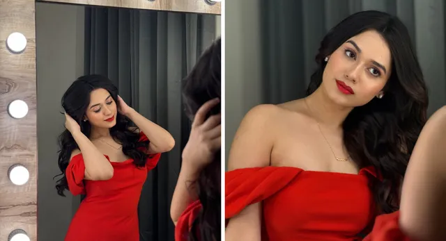 Jannat Zubair Photos:जन्नत जुबैर की लेटेस्ट फोटोज़ ने मचाया धमाल, लाल ड्रेस में दिखीं बेहद ग्लैमरस