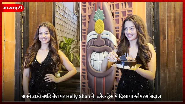 अपने 30वें बर्थडे बैश पर Helly Shah ने  ब्लैक ड्रेस में दिखाया ग्लैमरस अंदाज
