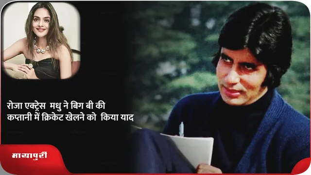 रोजा एक्ट्रेस  मधु ने बिग बी की कप्तानी में क्रिकेट खेलने को  किया याद