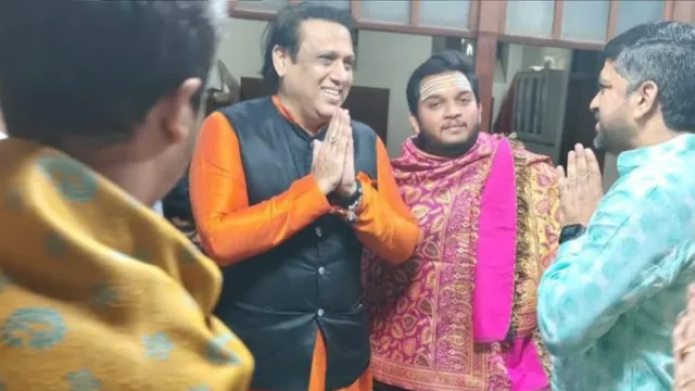 गोविंदा ने त्र्यंबकेश्वर शिव मंदिर के किए दर्शन