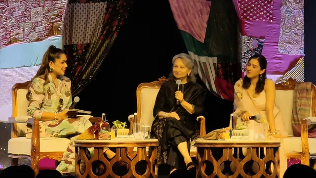 YFLO दिल्ली द्वारा कार्यक्रम में शर्मिला टैगोर-सारा अली खान हुई शामिल