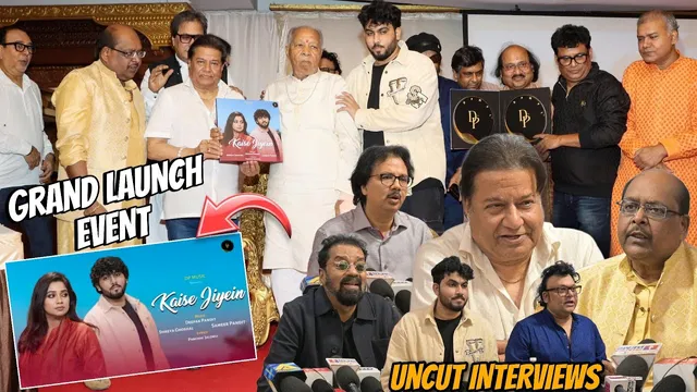 हरिप्रसाद-जी के आशीर्वाद से, दीपक पंडित ने श्रेया घोषाल और समीर पंडित द्वारा गीत "कैसे जियें" का अनावरण किया