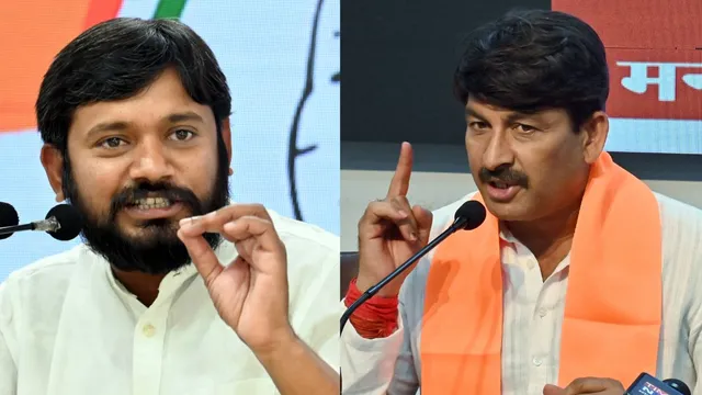 चुनाव में उतरे भोजपुरी स्टार मनोज तिवारी VS कन्हैया कुमार